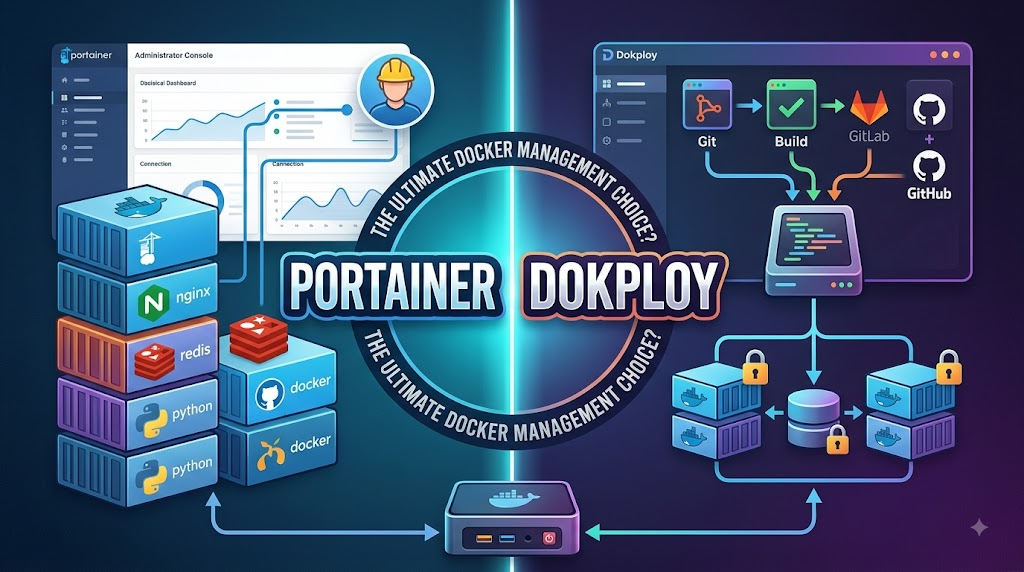 Dokploy vs. Portainer: ¿Cuál deberías elegir para gestionar tus contenedores Docker en 2026?